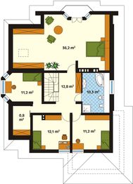 Poddasze projektu - Sasanka 2