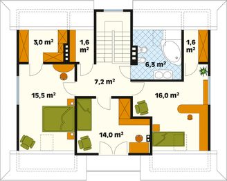 Poddasze projektu - Polka dr-S