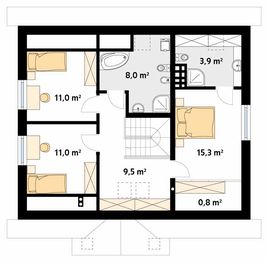 Poddasze projektu - Chaber