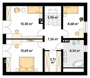 Poddasze projektu - Indygo