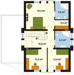 Poddasze projektu - Szafir