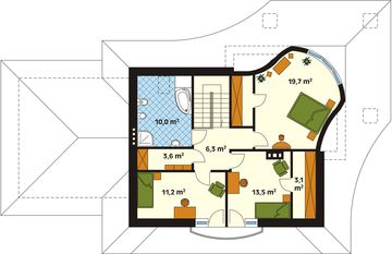 Poddasze projektu - Alfa
