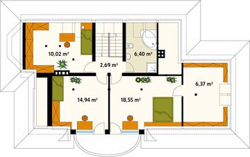 Poddasze projektu - Aria 6