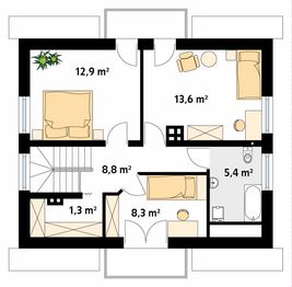 Poddasze projektu - Azalia