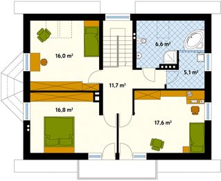 Poddasze projektu - Rubin