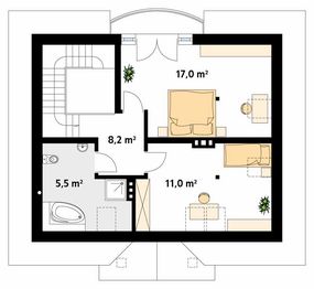 Poddasze projektu - Szafran 2