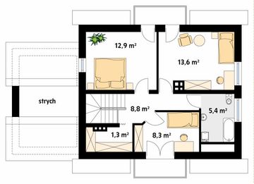 Poddasze projektu - Azalia 4
