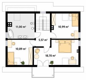 Poddasze projektu - Dudek 2 dr-T