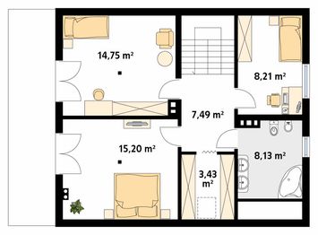 Poddasze projektu - Indygo 2 dr-S