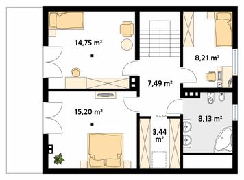 Poddasze projektu - Indygo 2 dr-T