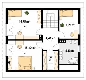Poddasze projektu - Indygo dr-S