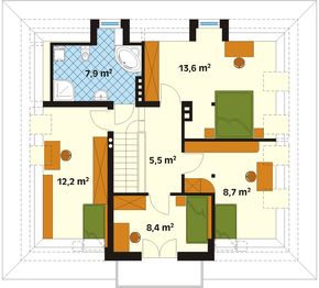 Poddasze projektu - Boston 3