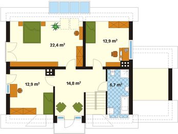 Poddasze projektu - Hiacynt