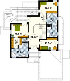 Piętro 1 projektu - Freya 2