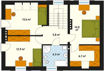 Piętro 1 projektu - Vigo 2