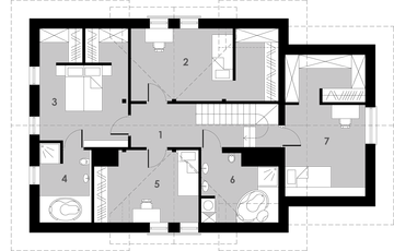 Poddasze projektu - Dakota