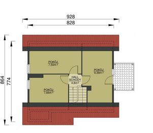 Poddasze projektu - L-2