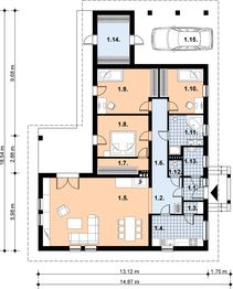 Parter projektu - L-13 Dom tradycyjny