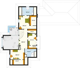 Poddasze projektu - Cis