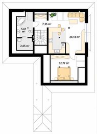 Poddasze projektu - Garaż G14