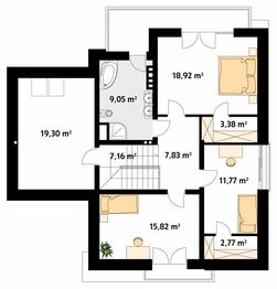 Poddasze projektu - Jaspis 4