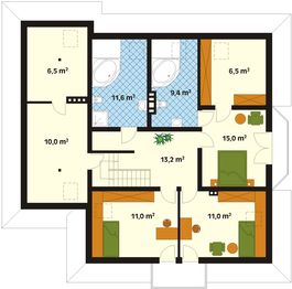 Poddasze projektu - Modrzew 2