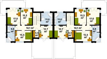 Piętro 1 projektu - Largo