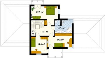 Piętro 1 projektu - Legenda 2