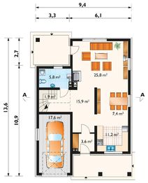 Parter projektu - Jesion - murowana – keramzyt