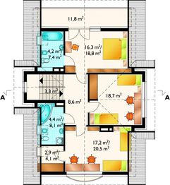 Poddasze projektu - Manuela - murowana – keramzyt
