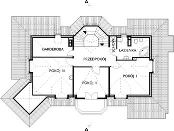 Poddasze projektu - Harfa - szkielet drewniany lekki