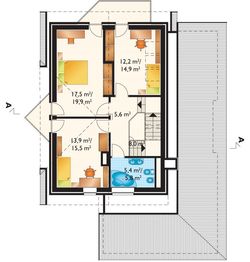 Poddasze projektu - Tukan - szkielet drewniany lekki