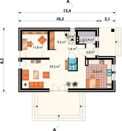 Parter projektu - Wacek - murowana – klinkier