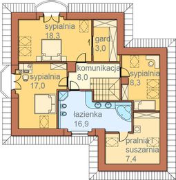 Poddasze projektu - Magnolia