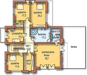 Piętro 1 projektu - Grand