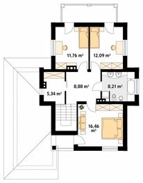 Piętro 1 projektu - Cyprys