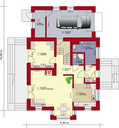 Parter projektu - Dom w Teksasie