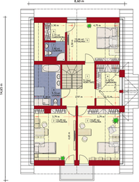 Poddasze projektu - Dom na Florydzie