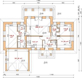 Parter projektu - Dom przy Kukułczej
