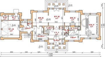 Parter projektu - Dom przy Cisowej
