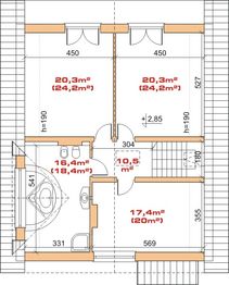 Poddasze projektu - Dom przy Irysowej