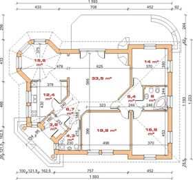Parter projektu - Dom przy Zielnej