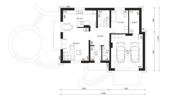 Parter projektu - Dom przy Malachitowej