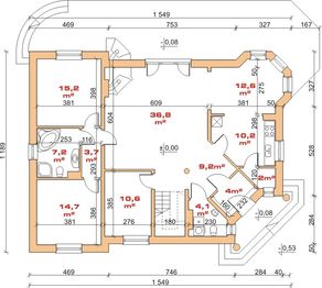 Parter projektu - Dom przy Wierzbowej