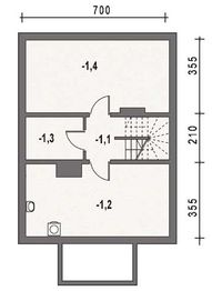 Piwnica projektu - AR 115 P1