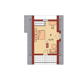 Poddasze projektu - BR 025