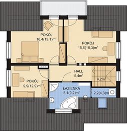 Poddasze projektu - APS 165