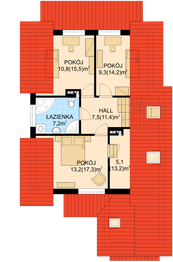 Poddasze projektu - APS 173
