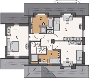 Poddasze projektu - Arkadia I