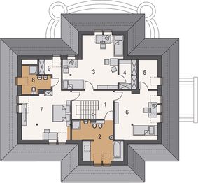 Poddasze projektu - Panteon II